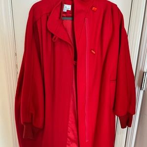 Red Wool Coat
